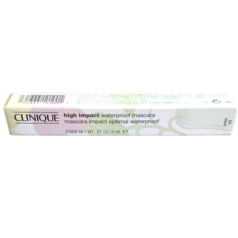 New Clinique High Impact Waterproof Mascara Black .27 oz. 8 ml